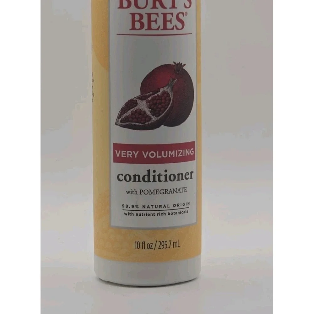 Burt's Bees Very Volumizing Conditioner w/ Pomegranate 10 Fl Oz New